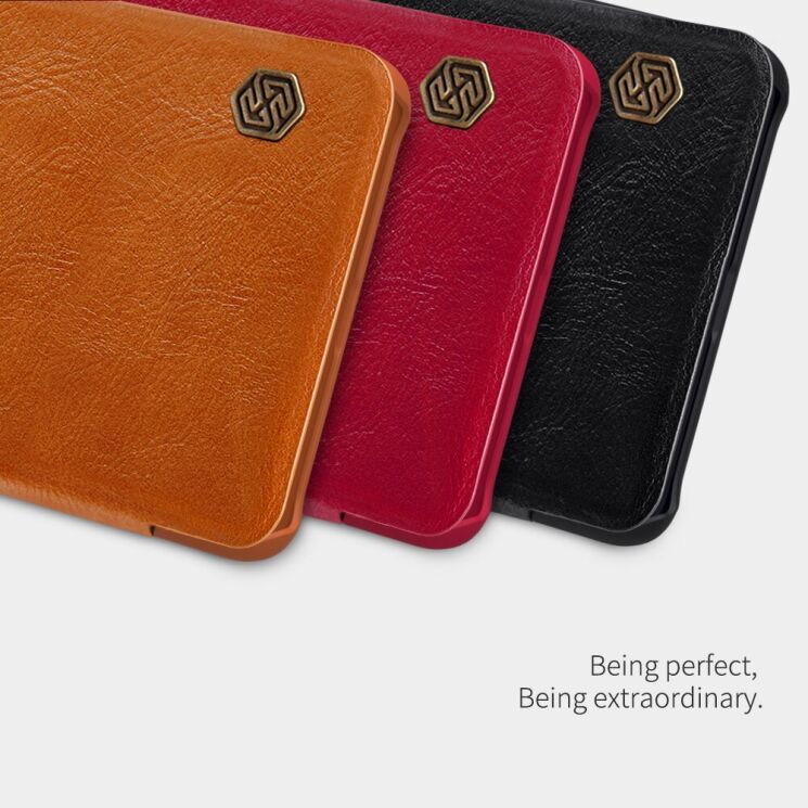Чохол-книжка NILLKIN Qin Series для Samsung Galaxy S21 Plus - Red: фото 9 з 18