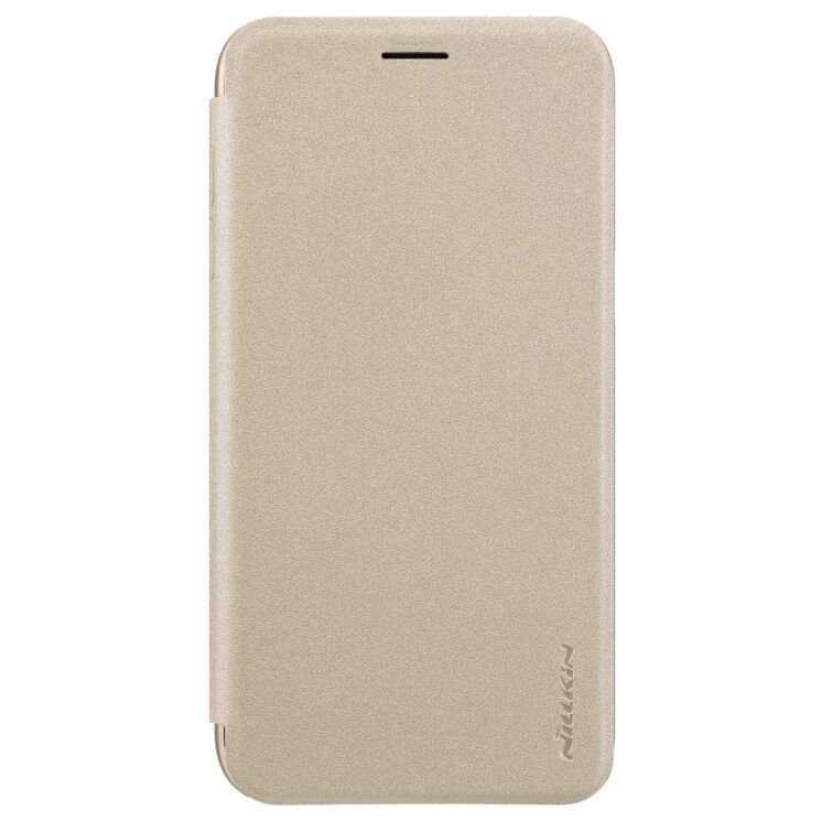 Чехол-книжка NILLKIN Sparkle Series для Samsung Galaxy J2 2018 (J250) - Gold: фото 6 из 14