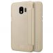 Чехол-книжка NILLKIN Sparkle Series для Samsung Galaxy J2 2018 (J250) - Gold (172319F). Фото 1 из 14