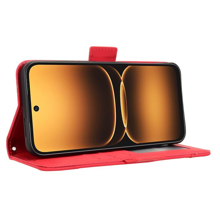 Чехол-книжка с карманами Deexe Wallet Stand для Infinix Smart 20 - Red (411201R) Чехол-книжка с карманами Deexe Wallet Stand для Infinix Smart 20 - Red: фото 5 из 15