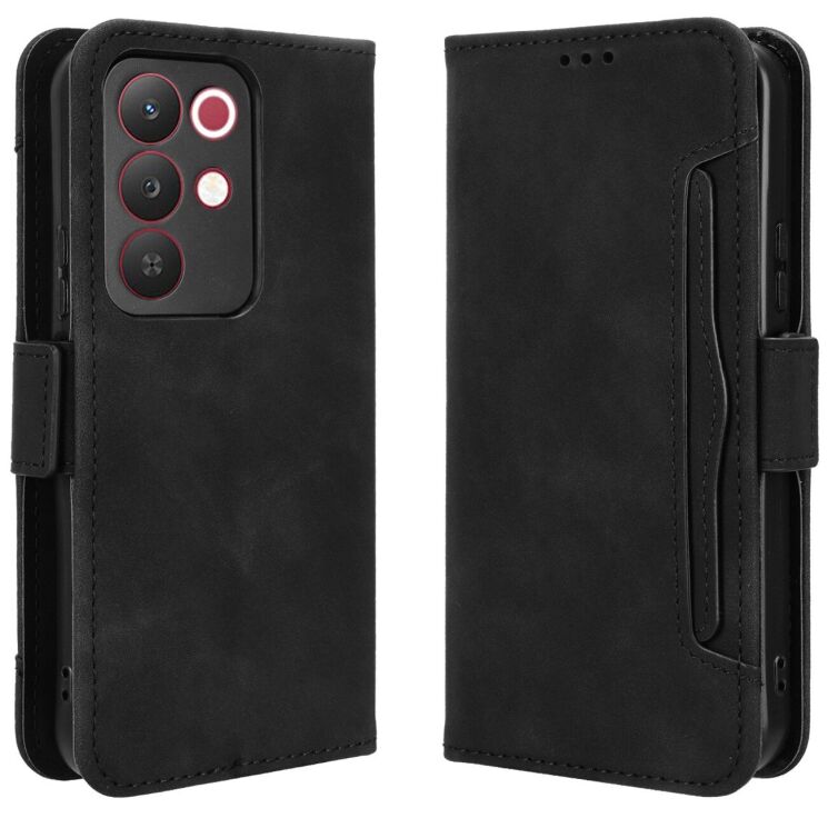 Чехол-книжка с карманами Deexe Wallet Stand для Realme C85 Pro - Black (403901B) Чехол-книжка с карманами Deexe Wallet Stand для Realme C85 Pro - Black: фото 1 из 15