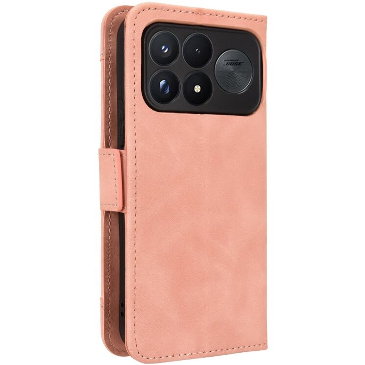 Чехол-книжка с карманами Deexe Wallet Stand для Xiaomi Poco F9 Ultra - Pink: фото 7 из 17