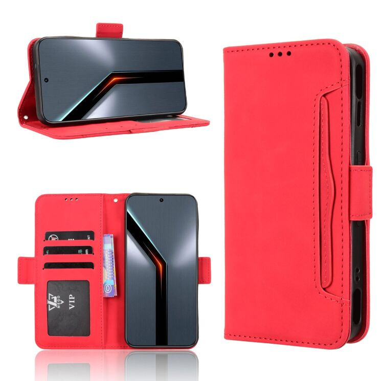 Чехол-книжка с карманами Deexe Wallet Stand для ZTE Nubia Neo 5 GT - Red (432002R) Чехол-книжка с карманами Deexe Wallet Stand для ZTE Nubia Neo 5 GT - Red: фото 8 из 16