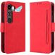 Чехол-книжка с карманами Deexe Wallet Stand для ZTE Nubia Neo 5 GT - Red (432002R). Фото 1 из 16