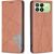 Чехол-книжка с карманами UniCase Geometric Pattern для Xiaomi Poco F8 Pro - Brown: фото 1 из 9