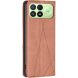 Чехол-книжка с карманами UniCase Geometric Pattern для Xiaomi Poco F8 Pro - Brown (403564Z). Фото 3 из 9
