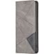 Чехол-книжка с карманами UniCase Geometric Pattern для Xiaomi Redmi Note 15 Pro - Grey (405223H). Фото 2 из 10
