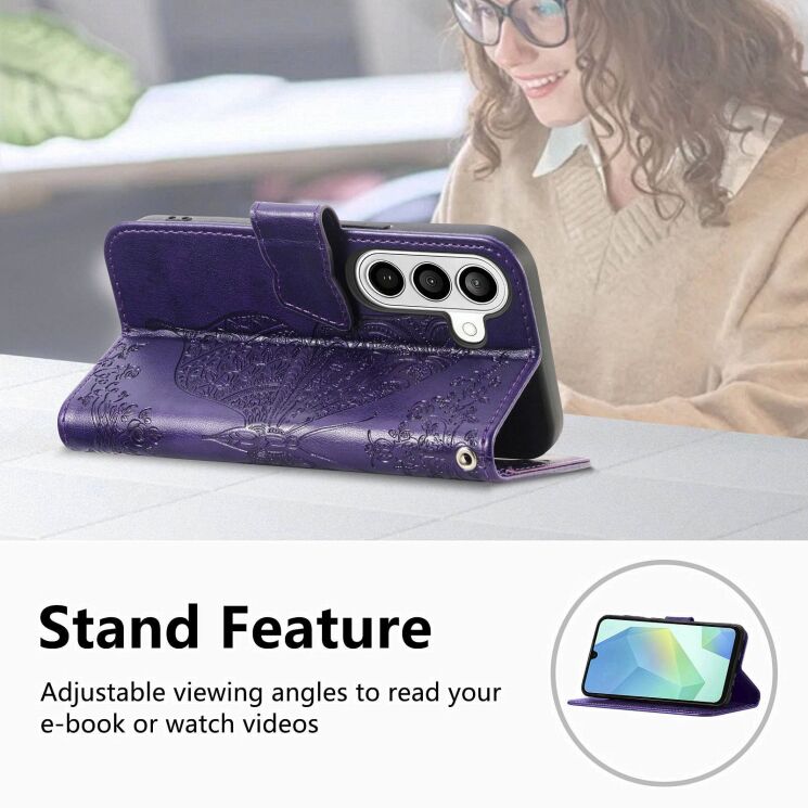 Чехол-книжка с рисунком UniCase Butterfly Pattern для Samsung Galaxy A37 (A376) - Rose Gold (406041RG) Чехол-книжка с рисунком UniCase Butterfly Pattern для Samsung Galaxy A37 (A376) - Rose Gold: фото 9 из 10