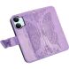 Чехол-книжка с рисунком UniCase Butterfly Pattern для Xiaomi Poco X8 Pro Max - Light Purple (408933LV). Фото 3 из 10