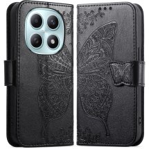 Чехол-книжка с рисунком UniCase Butterfly Pattern для Xiaomi Redmi Note 15 (4G/5G) / Poco M8 5G - Black: фото 1 из 8