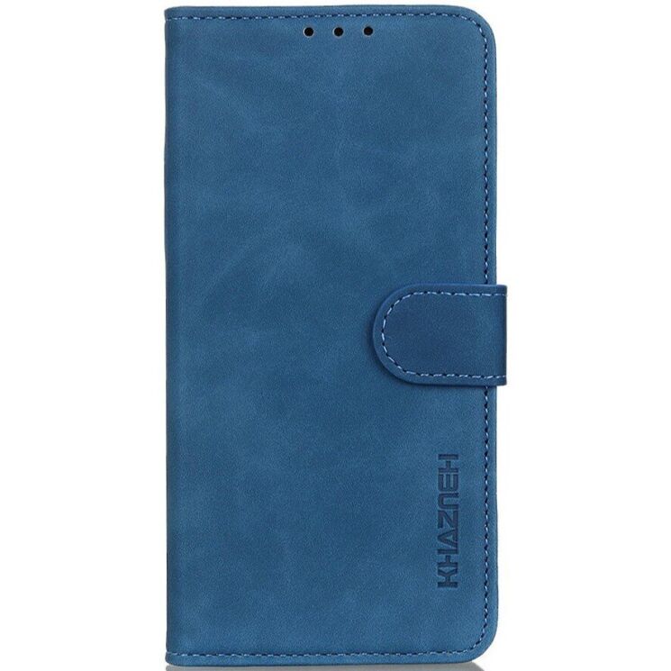 Чехол-книжка с застежкой KHAZNEH Retro Wallet для OnePlus 15R / Ace 6 / Ace 6T - Blue: фото 5 из 6