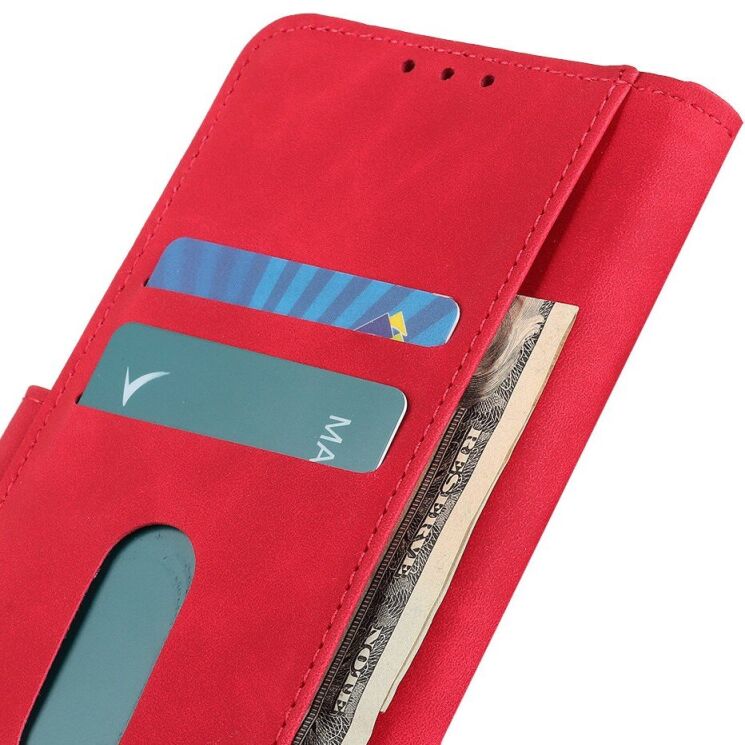 Чехол-книжка с застежкой KHAZNEH Retro Wallet для Xiaomi Redmi Note 15 Pro 5G - Brown: фото 7 из 8