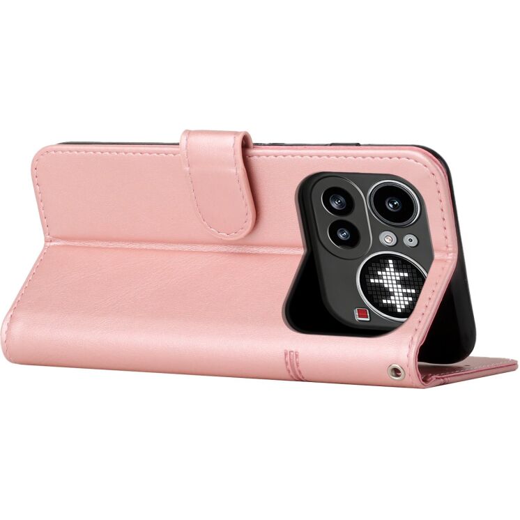 Чехол-книжка с застежкой UniCase Jet Cover для Nothing Phone (4a) Pro - Rose Gold: фото 2 из 11