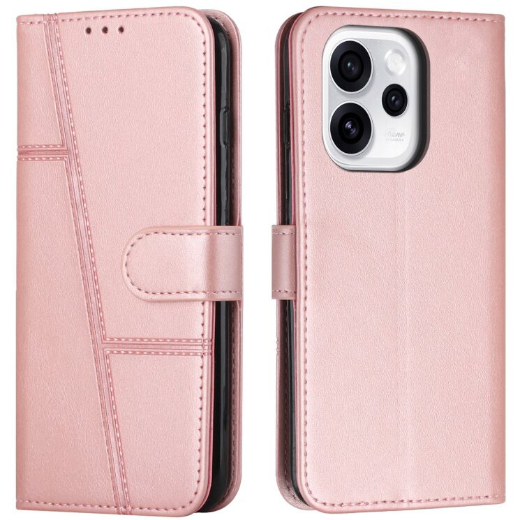 Чехол-книжка с застежкой UniCase Jet Cover для OPPO Reno 15 F/FS - Rose Gold: фото 1 из 11