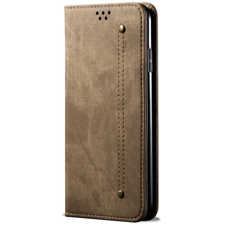 Чохол-книжка UniCase Jeans Wallet для Motorola Edge 50 Ultra - Khaki: фото 5 з 6