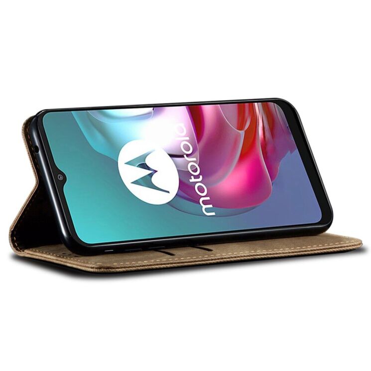 Чохол-книжка UniCase Jeans Wallet для Motorola Edge 50 Ultra - Khaki: фото 3 з 6