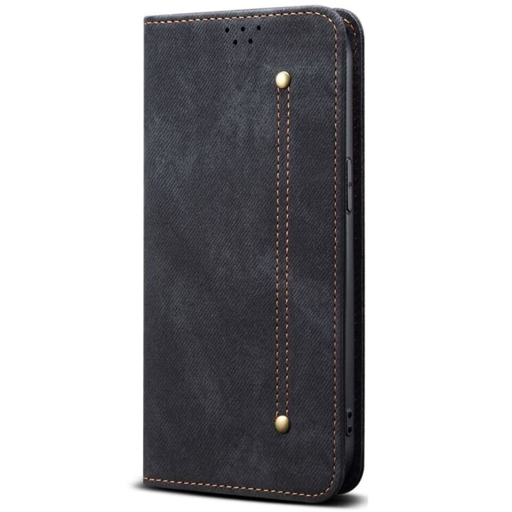 Чехол-книжка UniCase Jeans Wallet для Motorola Edge 60 / Edge 60 Fusion - Black: фото 3 из 5