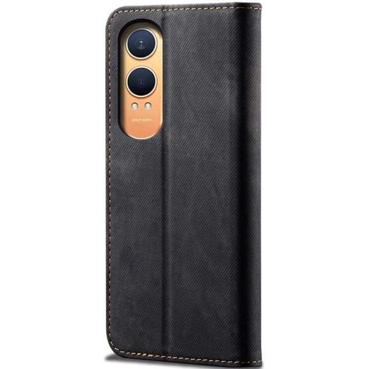 Чехол-книжка UniCase Jeans Wallet для OnePlus Nord CE 4 Lite - Black: фото 6 из 6