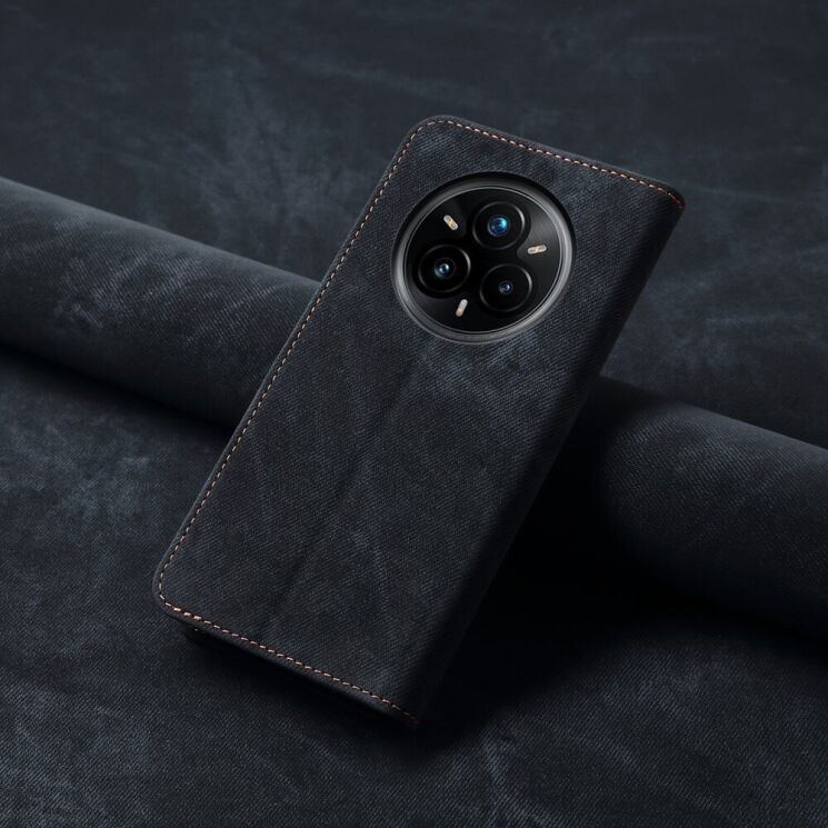Чохол-книжка UniCase Jeans Wallet для Realme 14 Pro Plus - Black: фото 7 з 7