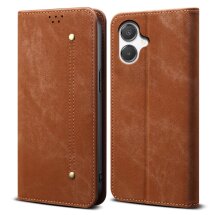 Чехол-книжка UniCase Jeans Wallet для Samsung Galaxy A07 (A075) - Coffee: фото 1 из 7