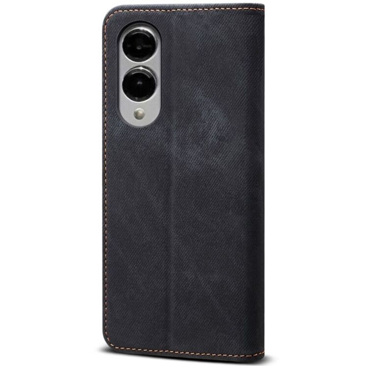 Чохол-книжка UniCase Jeans Wallet для Samsung Galaxy S25 Edge (S937) - Black: фото 6 з 7