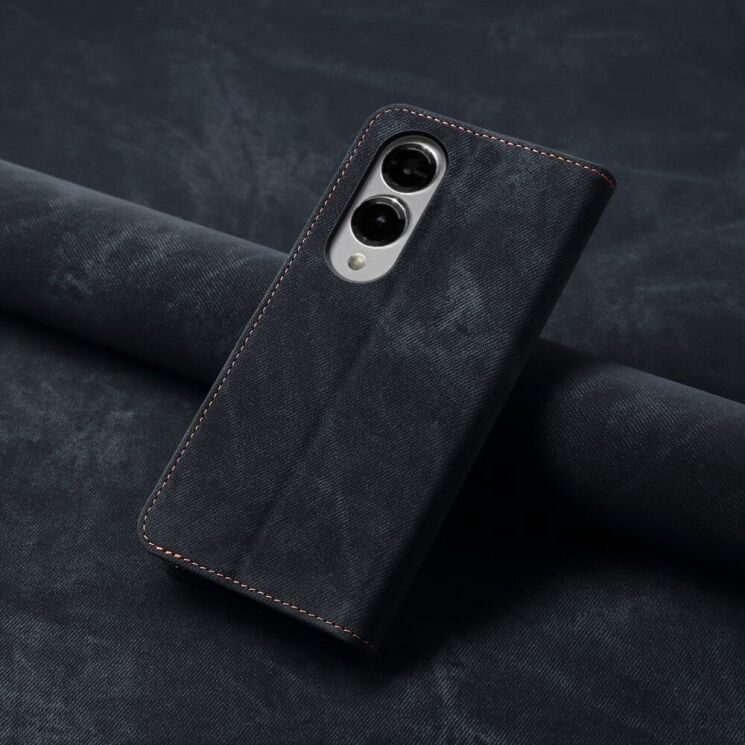 Чохол-книжка UniCase Jeans Wallet для Samsung Galaxy S25 Edge (S937) - Black: фото 7 з 7