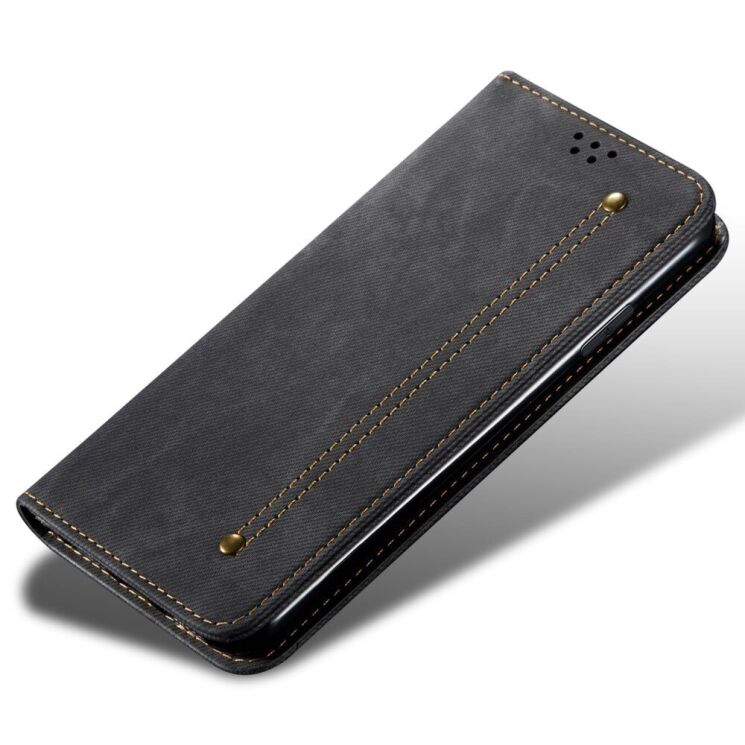 Чохол-книжка UniCase Jeans Wallet для Xiaomi Poco F7 Pro - Black: фото 4 з 7