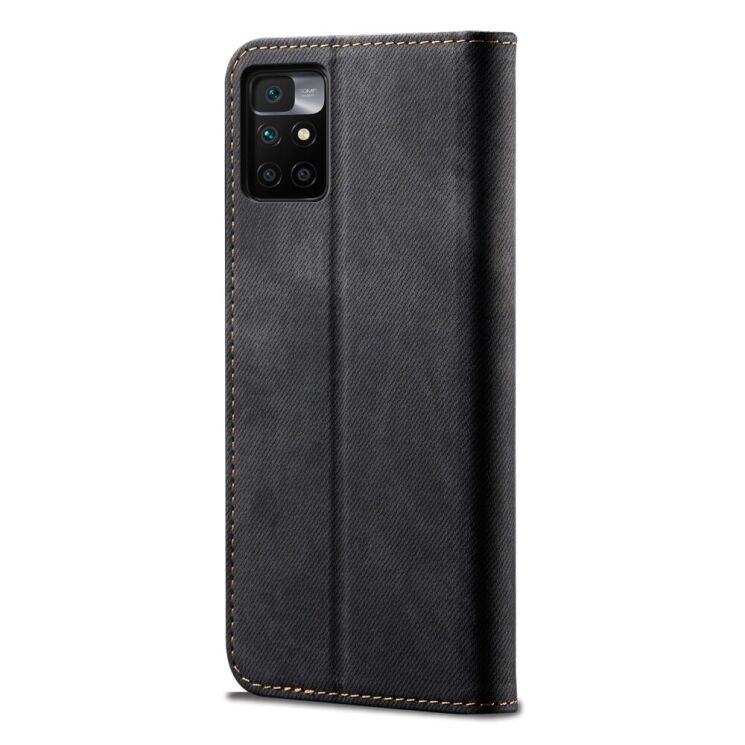 Чехол-книжка UniCase Jeans Wallet для Xiaomi Redmi 10 / 10 (2022) / 10 Prime - Black: фото 4 из 10