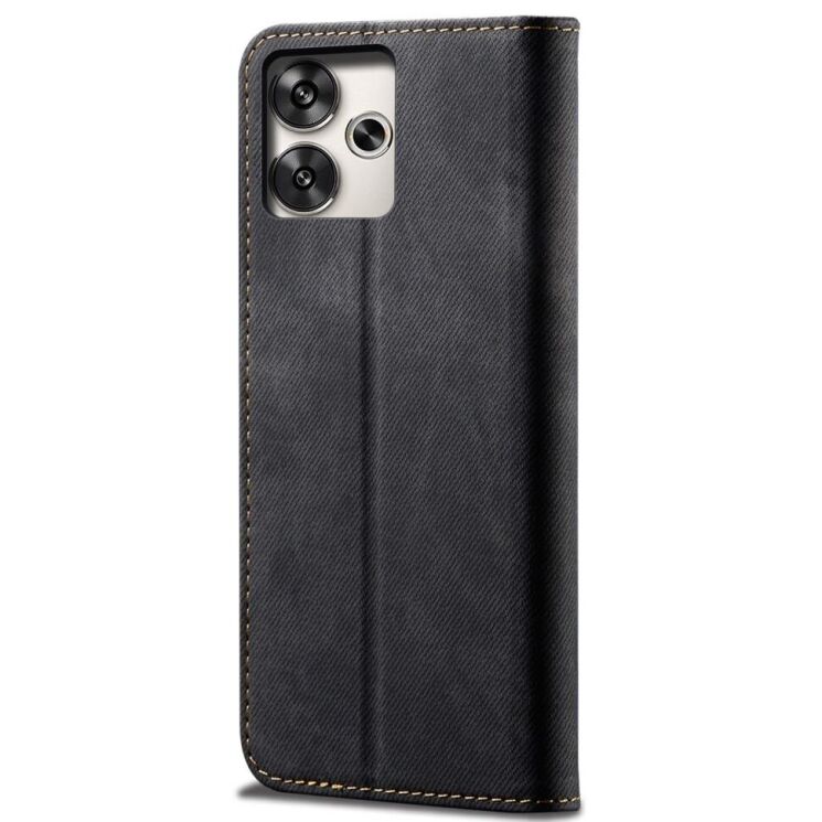 Чехол-книжка UniCase Jeans Wallet для Xiaomi Redmi 13 - Black: фото 6 из 6
