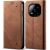 Чехол-книжка UniCase Jeans Wallet для Xiaomi Redmi Note 14 Pro Plus - Coffee: фото 1 из 6