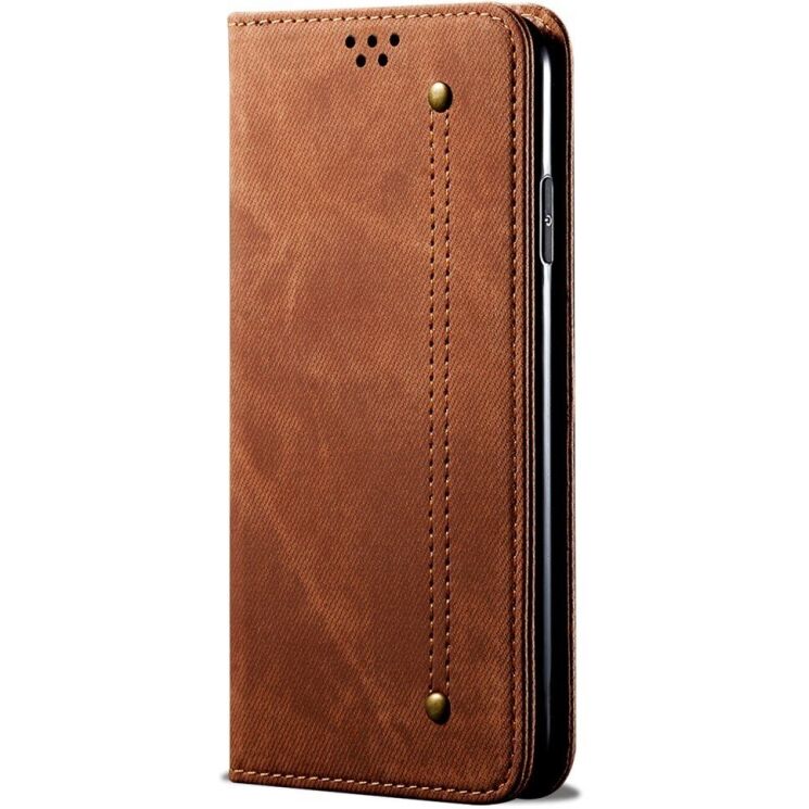 Чехол-книжка UniCase Jeans Wallet для Xiaomi Redmi Note 14 Pro Plus - Coffee: фото 2 из 6