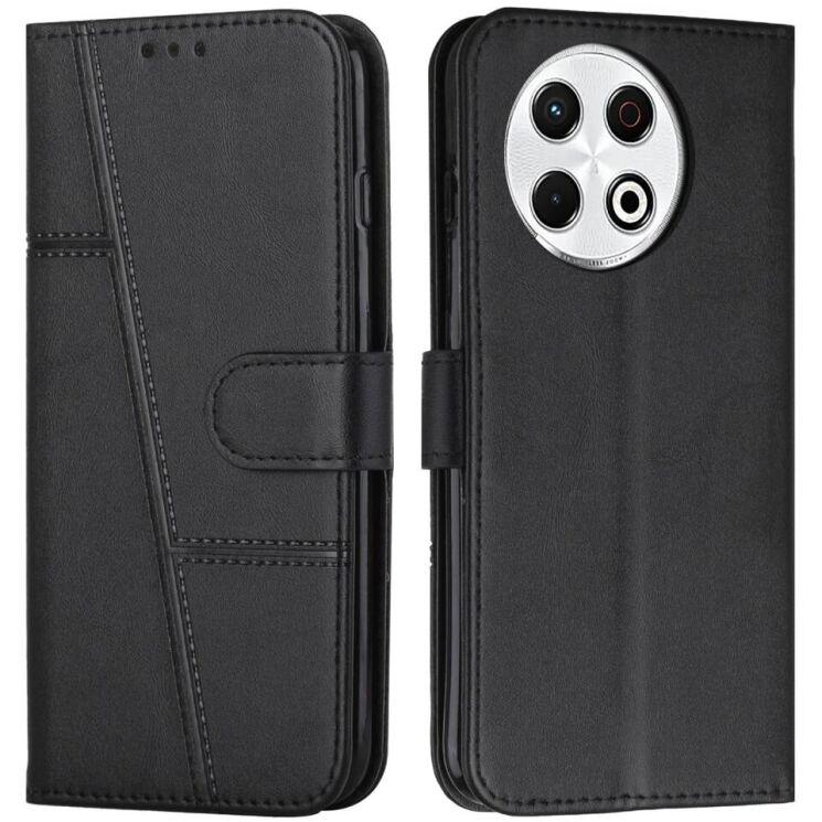 Чехол-книжка UniCase Jet Cover для TECNO Spark 30 Pro - Black: фото 1 из 10