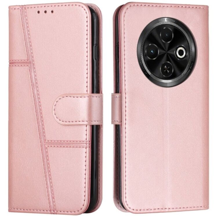 Чехол-книжка UniCase Jet Cover для TECNO Spark 30C - Rose Gold: фото 1 из 10