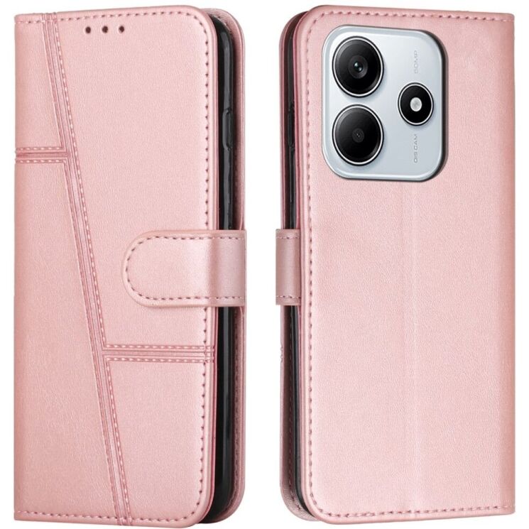 Чехол-книжка UniCase Jet Cover для Xiaomi Redmi Note 14 5G - Rose Gold: фото 1 из 10