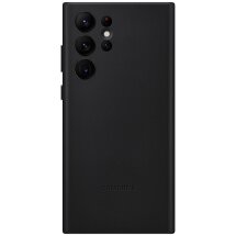 Чехол Leather Cover для Samsung Galaxy S22 Ultra (S908) EF-VS908LBEGRU - Black: фото 1 из 4