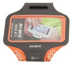 Чохол на руку ROMIX Slim Sports (розмір: M) - Orange: фото 1 з 3