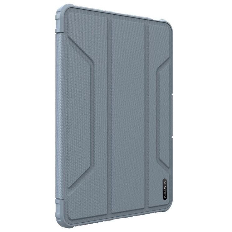 Чехол NILLKIN Bumper Leather Case Pro для Apple iPad Air 11 M3/M2 (2025/2024) / Air 4 / 5 10.9 (2020/2022) / Pro 11 (2020/2021/2022) - Grey: фото 5 из 20