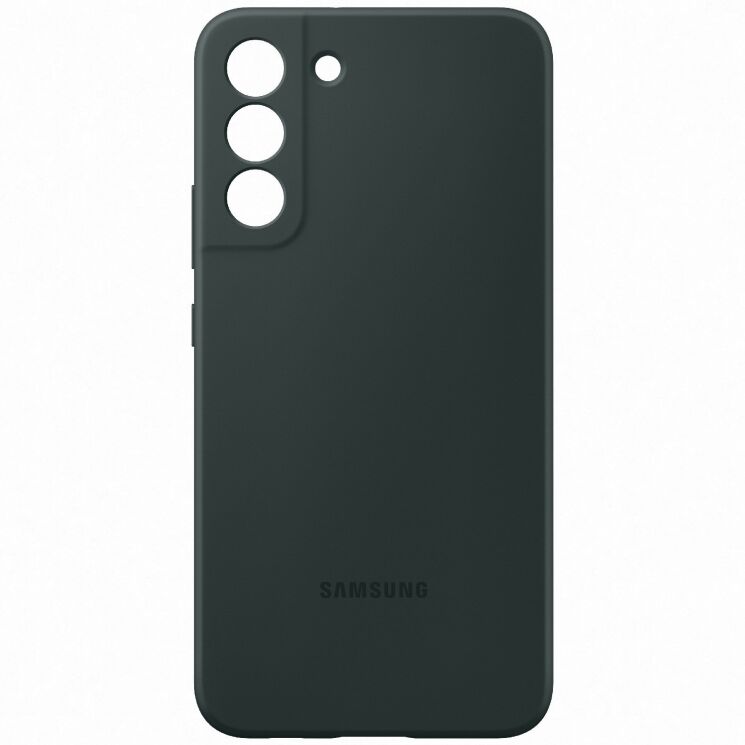 Чехол Silicone Cover для Samsung Galaxy S22 Plus (S906) EF-PS906TGEGRU - Forest Green: фото 4 из 5