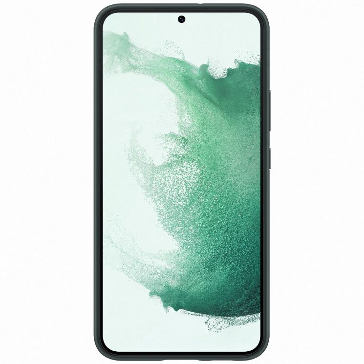 Чехол Silicone Cover для Samsung Galaxy S22 Plus (S906) EF-PS906TGEGRU - Forest Green: фото 2 из 5