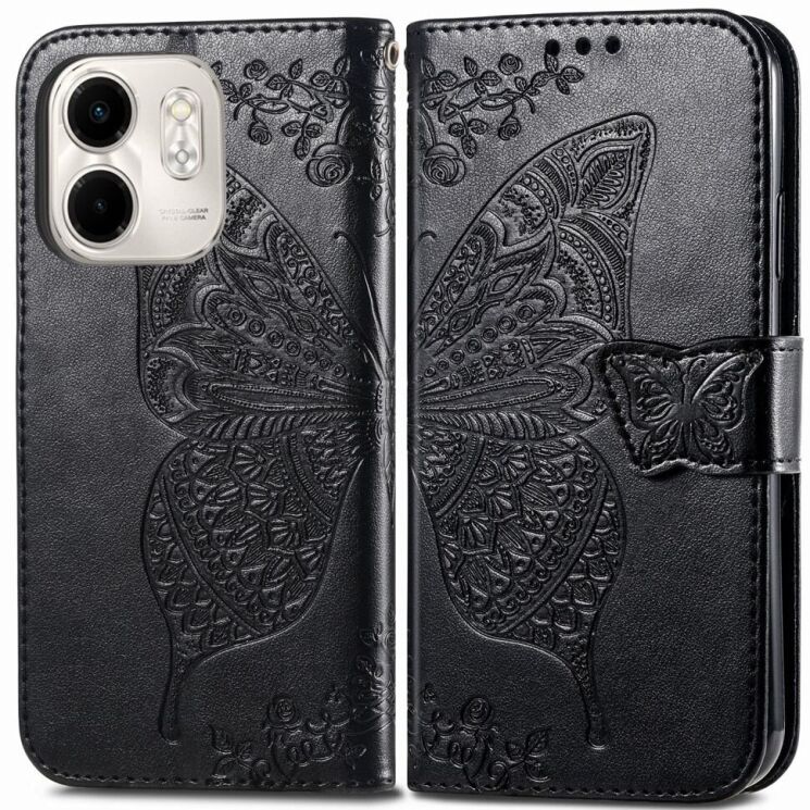 Чехол UniCase Butterfly Pattern для Infinix Smart 9 (X6532) - Black: фото 1 из 6