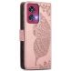 Чехол UniCase Butterfly Pattern для Motorola Edge 50 Fusion - Rose Gold (354231RG). Фото 5 из 8