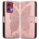 Чехол UniCase Butterfly Pattern для Motorola Edge 50 Fusion - Rose Gold (354231RG). Фото 1 из 8