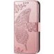 Чехол-книжка с рисунком UniCase Butterfly Pattern для Motorola Moto G52 / G82 - Rose Gold (326822RG). Фото 4 из 8