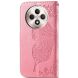 Чехол UniCase Butterfly Pattern для OPPO Reno 12 F/FS - Pink (360124P). Фото 5 из 10