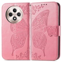 Чехол UniCase Butterfly Pattern для OPPO Reno 12 F/FS - Pink: фото 1 из 10