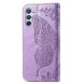 Чехол UniCase Butterfly Pattern для Samsung Galaxy A54 (A546) - Light Purple (319932LV). Фото 3 из 7