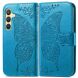 Чехол UniCase Butterfly Pattern для Samsung Galaxy S25 (S931) - Blue (375325L). Фото 2 из 9