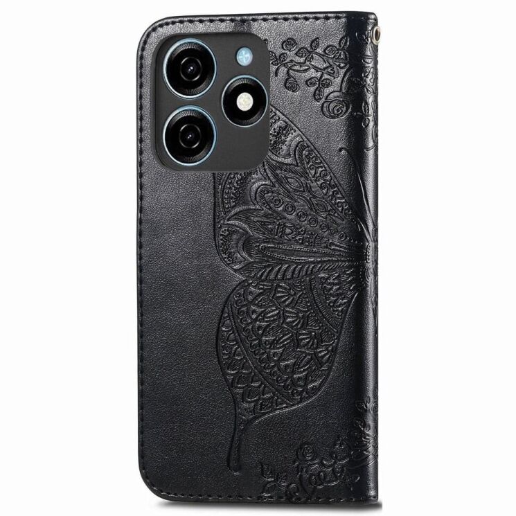 Чехол UniCase Butterfly Pattern для TECNO Spark 20C - Black: фото 5 из 8