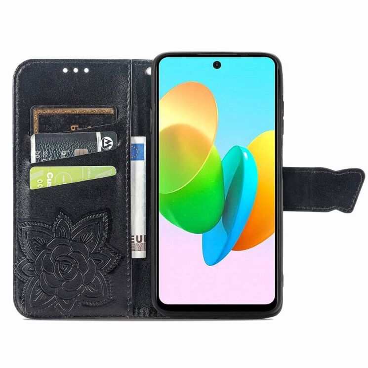 Чехол UniCase Butterfly Pattern для TECNO Spark 20C - Black: фото 2 из 8