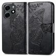 Чехол UniCase Butterfly Pattern для TECNO Spark 20C - Black (345614B)
